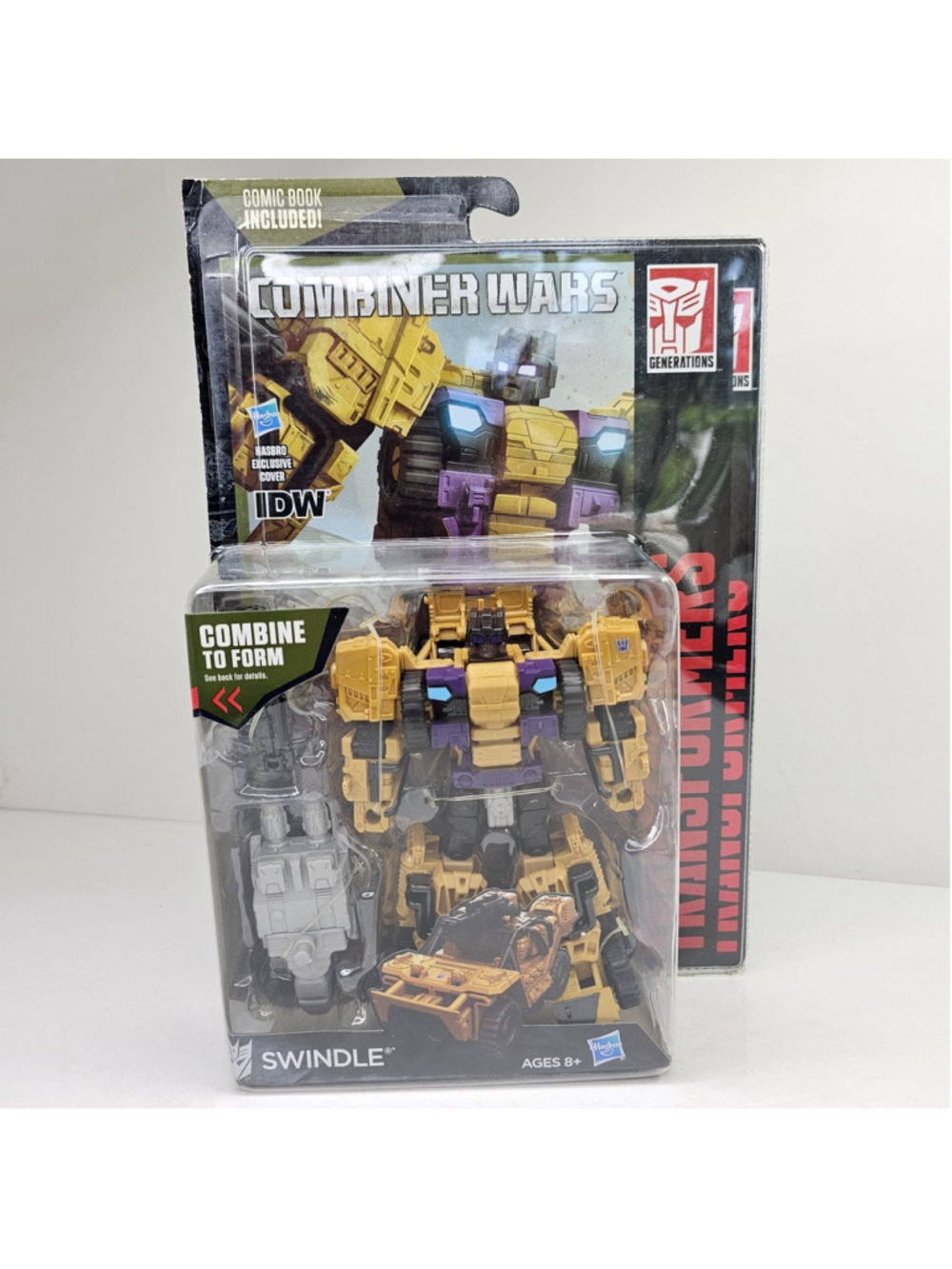 Transformers Combiner Wars Deluxe Class Swindle Combaticon Bruticus NEW W/Comic